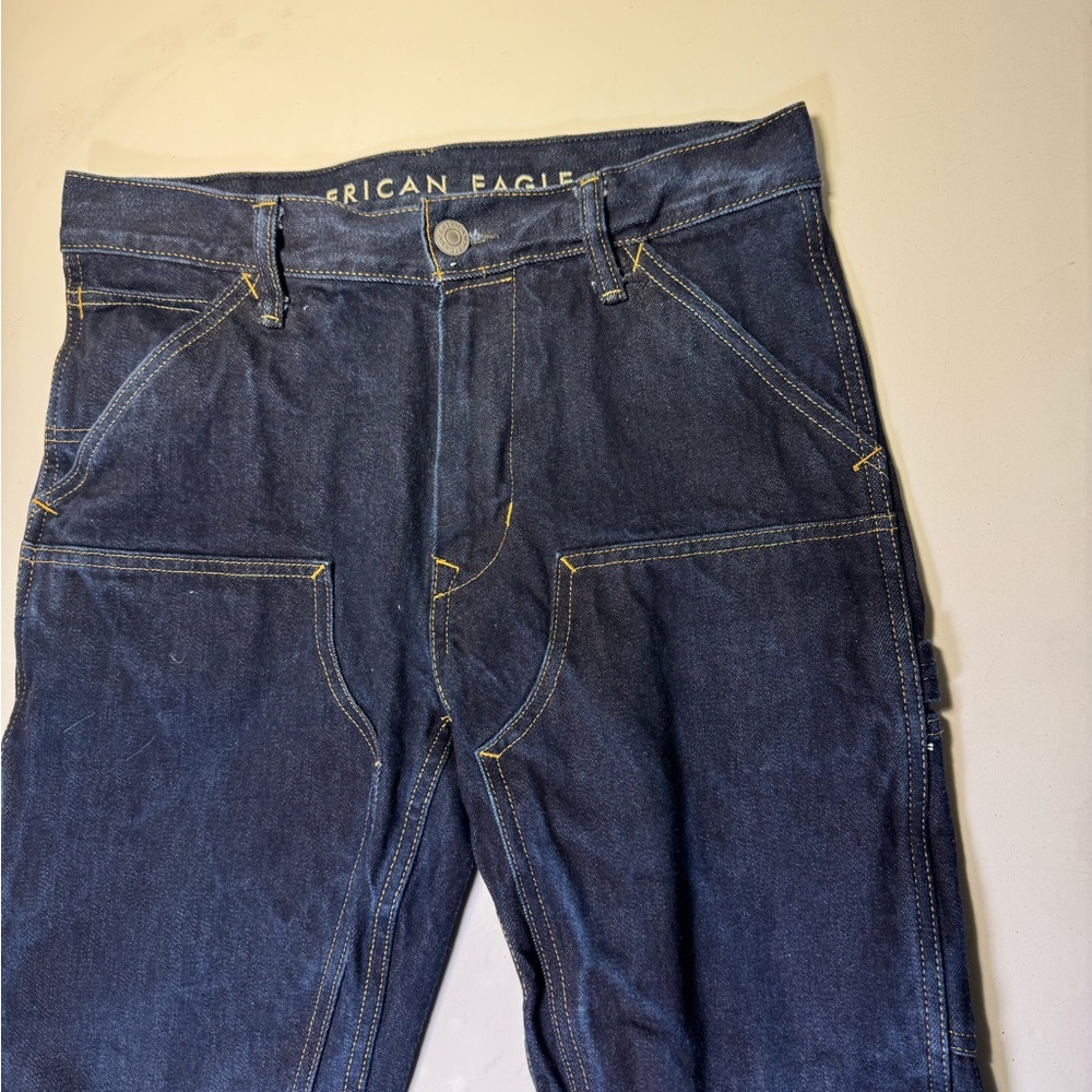 American Eagle double knee selvedge denim jeans 30 waist Work Pants.